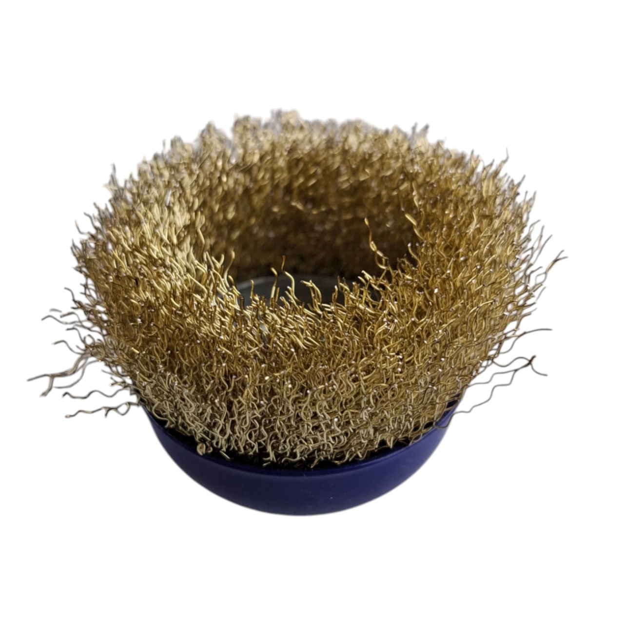 Щетка чашечная для УШМ 100 мм (4), латунированная, волнистая проволока,"MAXIMUM" MX 17733 оптом