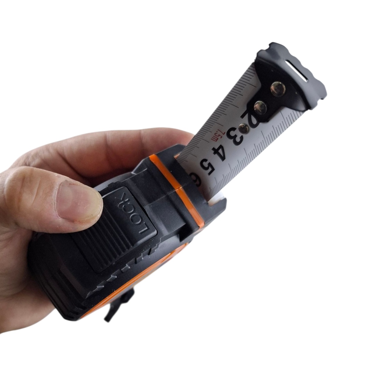 рулетка противоударная с обрезиненным корпусом 10 м × 25 мм, "maximum" 18389 оптом