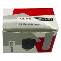 Патрон для дрели быстрозажимной  0,8-10 мм, 3/8, пластик (2621) оптом