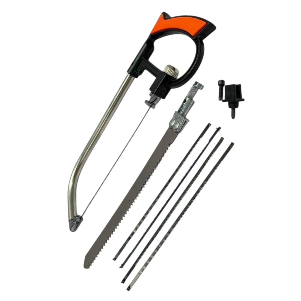 ручная мини пила 150 мм, 200 мм + 6 сменных лезвий, с пластиковой рукояткой (2666) оптом